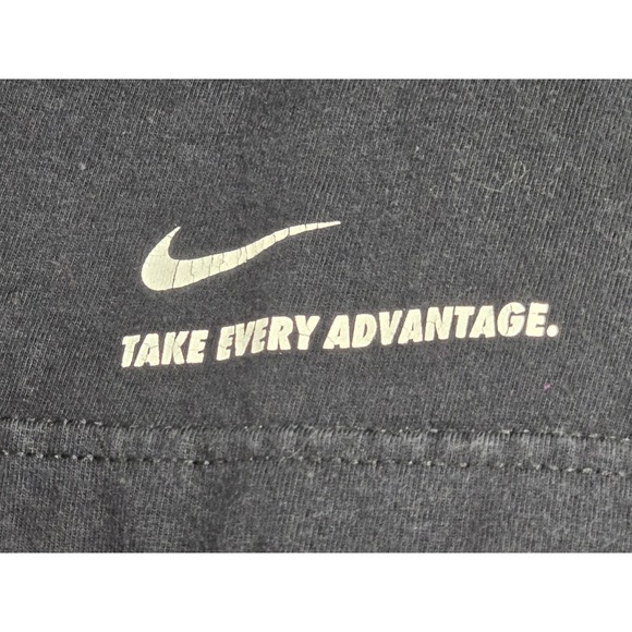 Nike‎ T90 Laser IV The Perfect Strike Black T-Shirt Soccer Shoe The Nike Tee XL - Picture 7 of 7